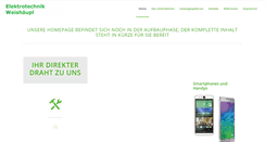 Desktop Screenshot of elektro-weishaeupl.de