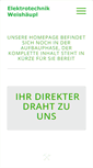 Mobile Screenshot of elektro-weishaeupl.de
